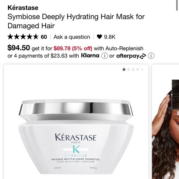 kerastase symbiose hair mask - Picture 2 of 2
